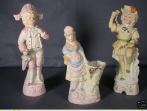 German bisque figurines lot