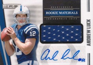 Rookie and Stars Andrew Luck RC Auto Jersey