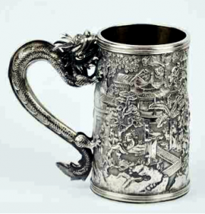 Sun Shing Dragon Tankard