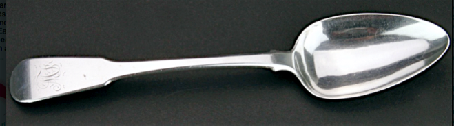 Sun Shing Fiddle pattern spoon