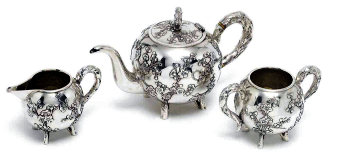 Sun Shing late 19th century teaset