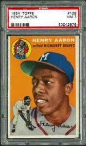 1954 Topps Hank Aaron Rookie $2,000 July-2012