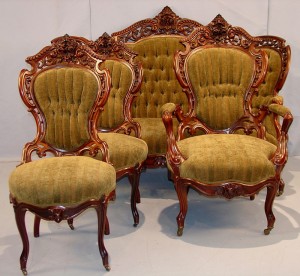 Meeks parlor set