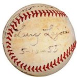 Nap Lajoie Signed Ball