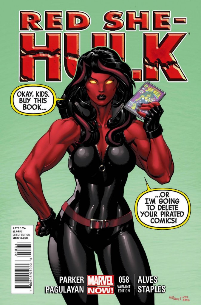 RED SHE-HULK #58 MCGUINNESS VAR NOW