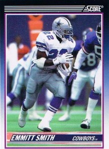 1990 Score Traded Emmitt Smith RC