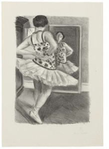 Danseuse reflétée dans la Glace