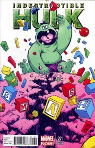 Indestructible Hulk #1 Variant Skottie Young Baby Cover