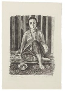Odalisqué à la Coupe de Fruits
