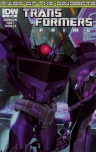 Transformers Prime Rage Of The Dinobots #1 Incentive Shockwave Animated Series Character Variant Cover