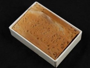 doily on Di’s cake