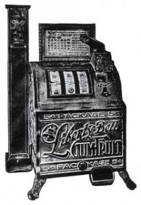 photo 2 mills gum fruit machine