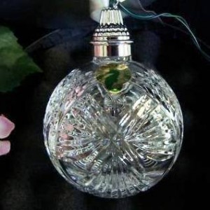 times square ball crystal ornament, 2004, $60