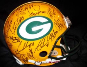 2011 Greenbay Packers team Signed Helmet