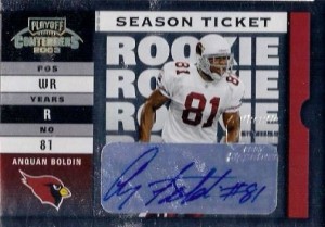 Anquan Boldin Playoff Contenders RC high