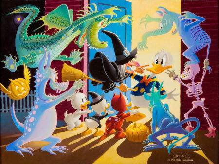 Barks Halloween in Ducksburg, 1973, $83,650