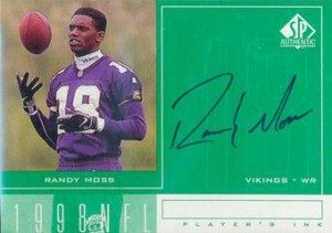 Randy Moss SP Authentic RC- high