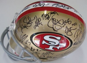 San francisco Team signed Helmet