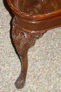 Spindle carved