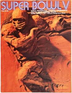 Super Bowl V Program