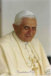 Autograph of Pope B