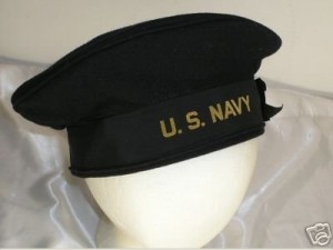 U.S. Navy blue felt hat