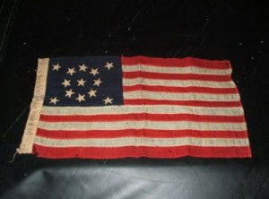1876 American Centennial NEW YORK 13 Star Flag NY 71st