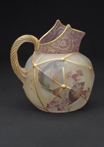 Art glass pitcher