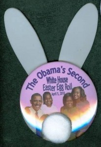 Easter Egg Roll Pin, Obama, 2010, $195