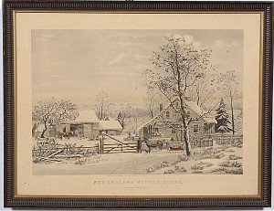 NEW ENGLAND WINTER SCENE