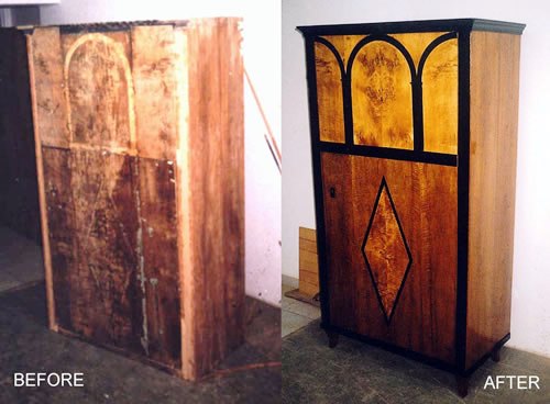 before after armoire