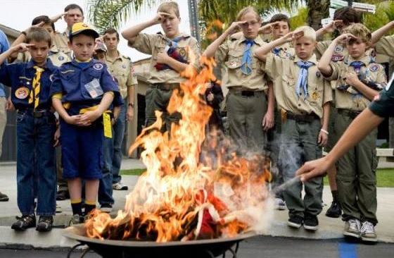 buring