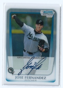 Jose Fernandez 2011 Bowman Chrome Draft Picks & Prospects Auto