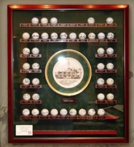 Masters Champions Ball Display