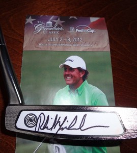 Phil Mickelson Signed Putter