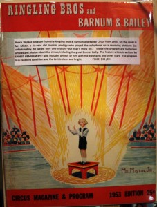 Ringling Barnum 1953 Program