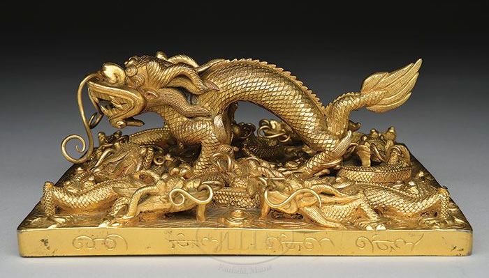 gilt bronze seal