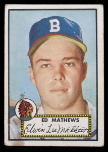 1952 Topps Eddie Mathews