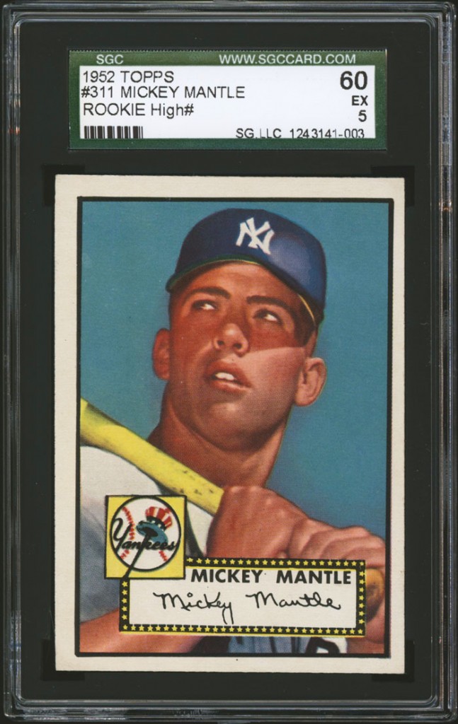 1952 Topps Mickey Mantle