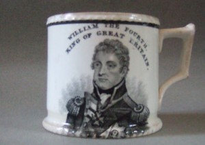 King William IV coronation mug of 1831, $1050