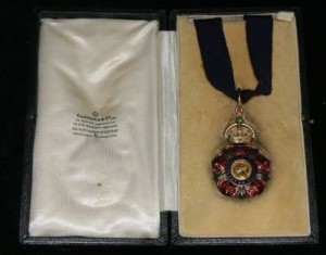 Most Eminent Order of the Indian Empire from Queen Victoria, 18k gold, $2100