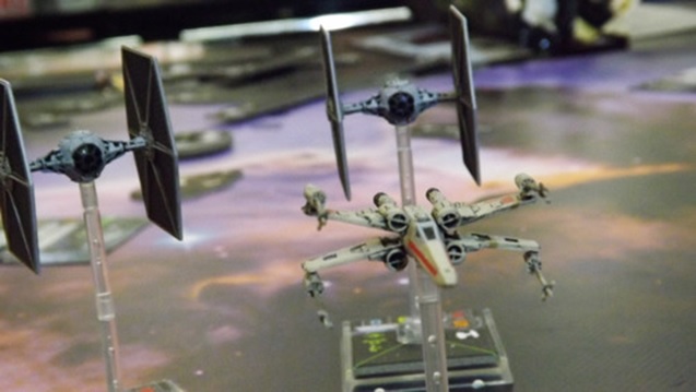 Ships on acrylic stands