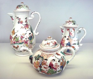 Meissen 18th century porcelain teapots whose design may be exploited as fakes