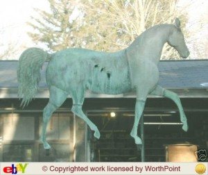 Photo 1 1875 Horse Weathervane