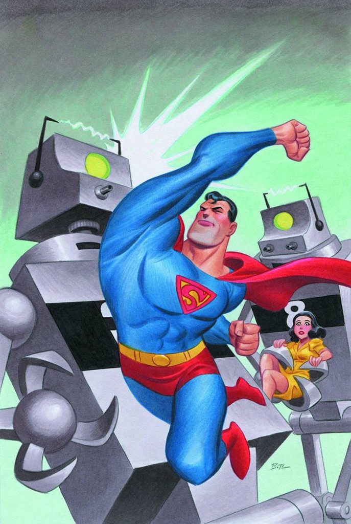 SUPERMAN UNCHAINED #1 75TH ANNIV VAR ED 1930S COVER