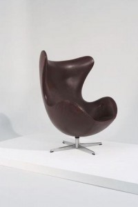 The Egg Chair by Arne Jacobsen sold for $14,400 but is another piece of furniture that is widely copied