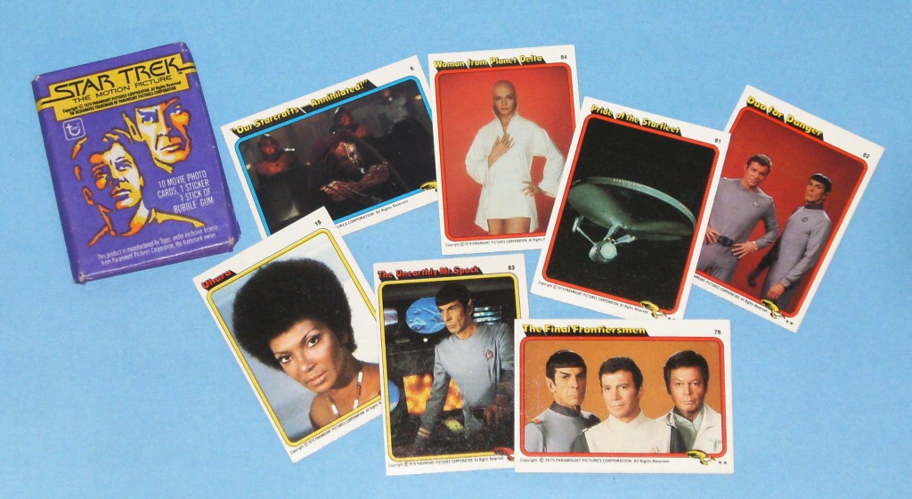 Topps Chewing Gum Inc. released a line of trading cards for “Star Trek The Motion Picture” in 1979. Value - $5 a pack appro