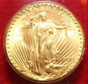 1933 Double Eagle Obeverse