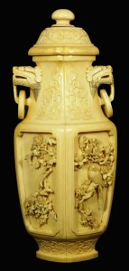 Carved vase