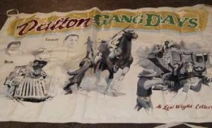 Dalton Gang Days handpainted banner $70